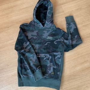 HUF CAMO HOODIE